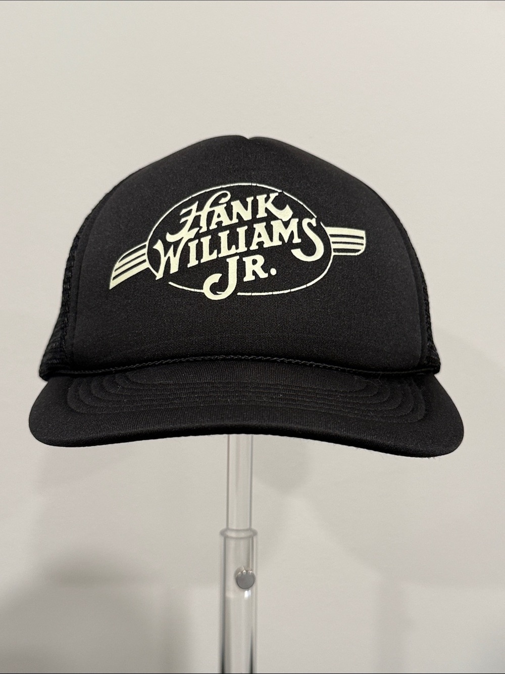 Cobra Vintage Hank Williams Jr. "Original Bad***" Trucker Hat Black/Off-White